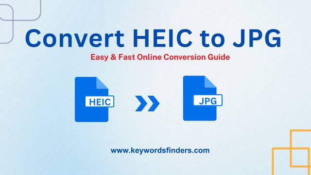 Convert HEIC to JPG