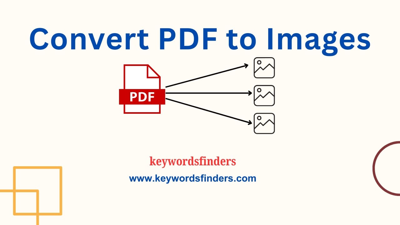 Convert PDF to Images Online Free