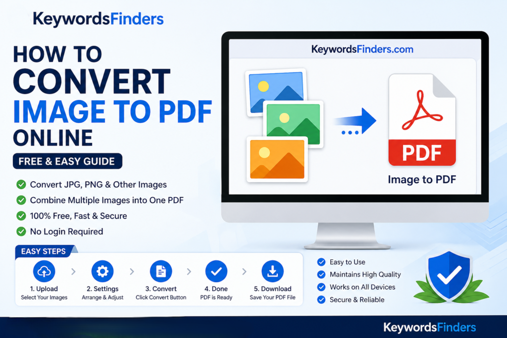 Convert Image to PDF Online