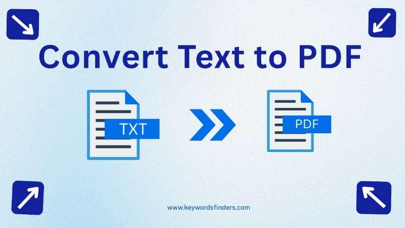 Text to PDF